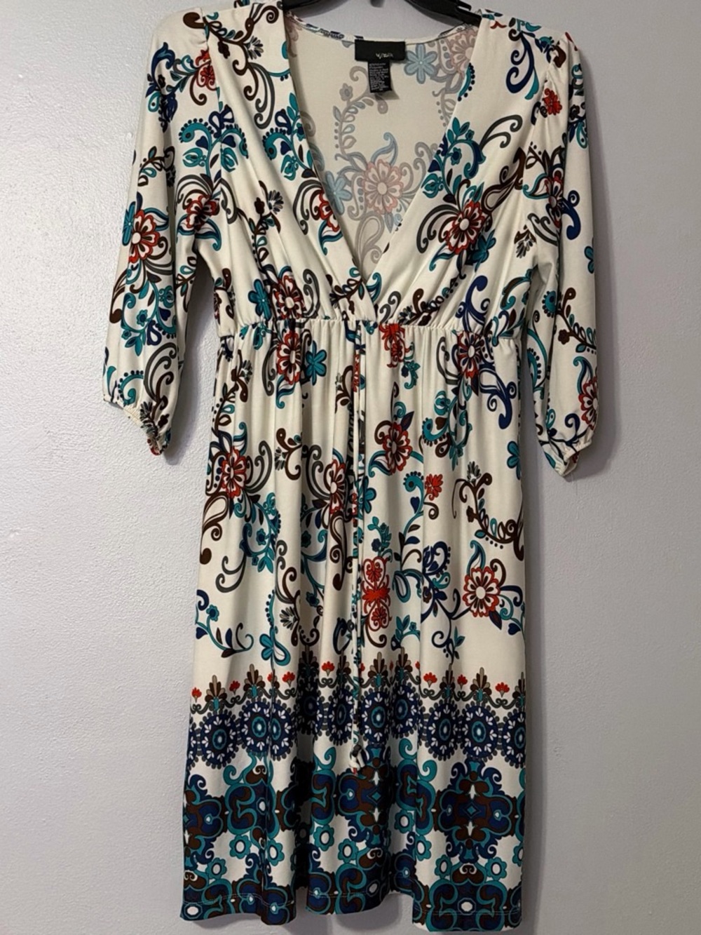 Women’s Beautiful Boho Floral Paisley Maxi Dress